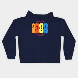 Born in 1988 is greate Kids Hoodie